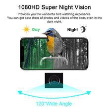 Load image into Gallery viewer, Solar Smart Bird Camera Feeder
