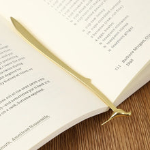 Load image into Gallery viewer, Bird Shaped Metal Bookmark/ Clip
