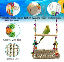 Load image into Gallery viewer, Parrot Swing Seagrass Mat
