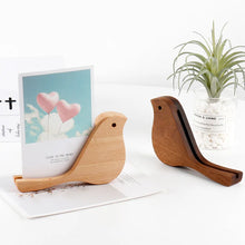 Load image into Gallery viewer, Wood Bird  Desk Holder
