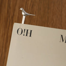 Load image into Gallery viewer, Bird Shaped Metal Bookmark/ Clip
