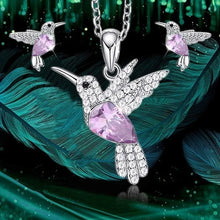 Load image into Gallery viewer, Bird Pendant Necklace Earrings
