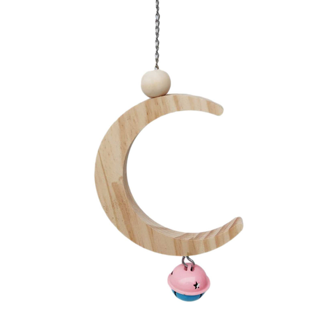 Moon-shaped Parrot Swing