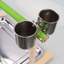 Load image into Gallery viewer, Parrot Playstand with Feeding Cup
