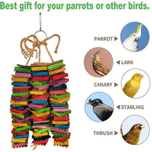 Load image into Gallery viewer, Parrot  Natural Wood Toy

