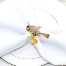 Load image into Gallery viewer, Gold Bird Napkin Buckle
