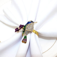 Load image into Gallery viewer, Gold Bird Napkin Buckle
