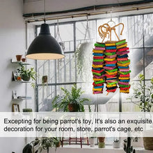 Load image into Gallery viewer, Parrot  Natural Wood Toy
