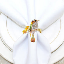 Load image into Gallery viewer, Gold Bird Napkin Buckle
