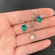 Load image into Gallery viewer, Bird Pendant Necklace Earrings
