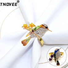 Load image into Gallery viewer, Gold Bird Napkin Buckle
