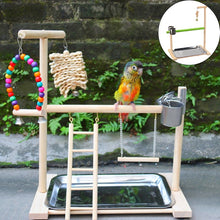 Load image into Gallery viewer, Parrot Playstand with Feeding Cup

