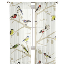 Load image into Gallery viewer, Bird branches window curtain
